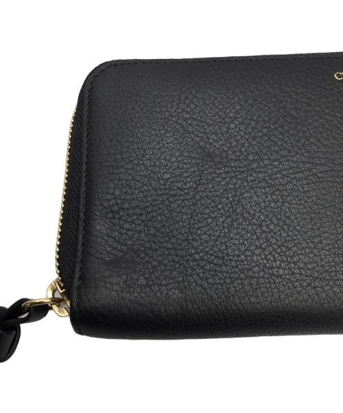 Chloe（クロエ）Chloe (クロエ) 長財布 ブラック ブラックの古着・服飾アイテム