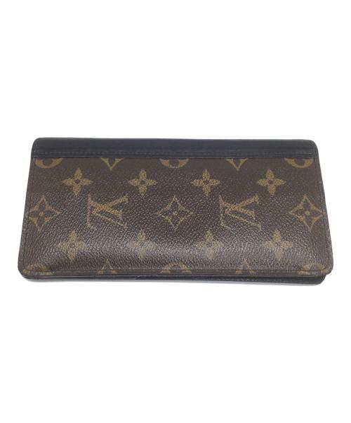 LOUIS VUITTON（ルイ ヴィトン）LOUIS VUITTON (ルイ ヴィトン) 	マカサー ポルトフォイユ・ブラザ ブラウン×ブラックの古着・服飾アイテム