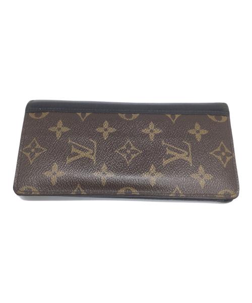 LOUIS VUITTON（ルイ ヴィトン）LOUIS VUITTON (ルイ ヴィトン) 	マカサー ポルトフォイユ・ブラザ ブラウン×ブラックの古着・服飾アイテム