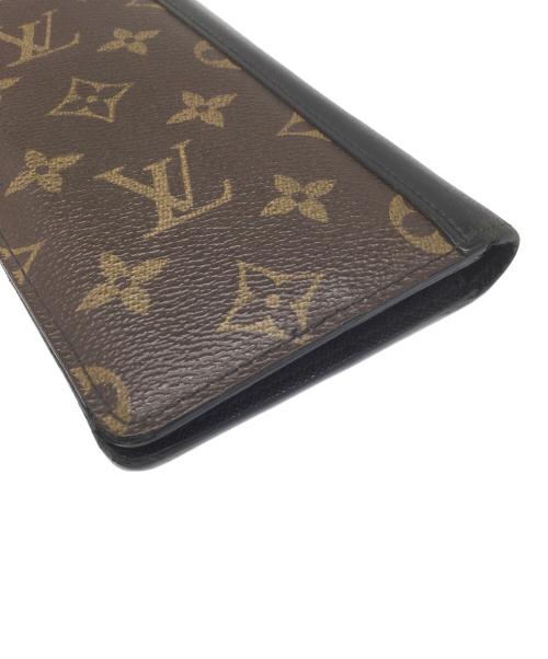 LOUIS VUITTON（ルイ ヴィトン）LOUIS VUITTON (ルイ ヴィトン) 	マカサー ポルトフォイユ・ブラザ ブラウン×ブラックの古着・服飾アイテム
