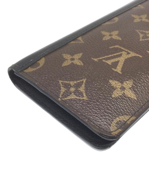 LOUIS VUITTON（ルイ ヴィトン）LOUIS VUITTON (ルイ ヴィトン) 	マカサー ポルトフォイユ・ブラザ ブラウン×ブラックの古着・服飾アイテム