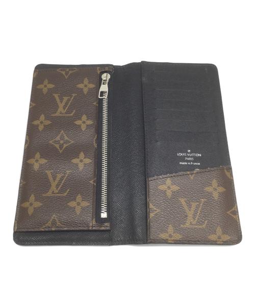 LOUIS VUITTON（ルイ ヴィトン）LOUIS VUITTON (ルイ ヴィトン) 	マカサー ポルトフォイユ・ブラザ ブラウン×ブラックの古着・服飾アイテム