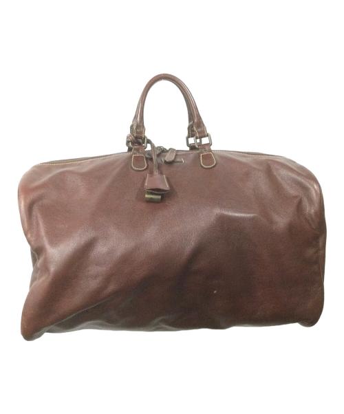 GUCCI（グッチ）GUCCI (グッチ) ボストンバッグ ブラウン ブラウンの古着・服飾アイテム