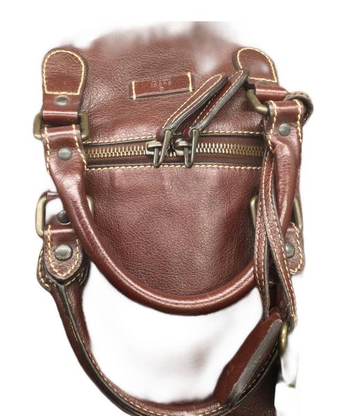 GUCCI（グッチ）GUCCI (グッチ) ボストンバッグ ブラウン ブラウンの古着・服飾アイテム