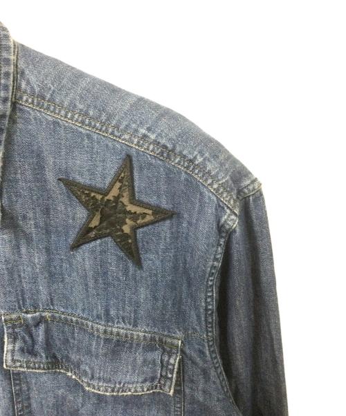 HYDROGEN（ハイドロゲン）HYDROGEN (ハイドロゲン) デニムシャツ インディゴ サイズ:XLの古着・服飾アイテム