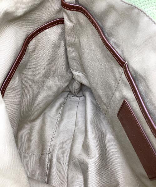 HUNTING WORLD（ハンティングワールド）HUNTING WORLD (ハンティングワールド) 厚底トートバッグ グリーン 黄緑の古着・服飾アイテム