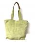 HUNTING WORLD (ハンティングワールド) 厚底トートバッグ グリーン 黄緑：12000円
