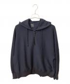 N.HOOLYWOODエヌ ハリウッド）の古着「ハーフジップパーカー　ブラック」｜ネイビー