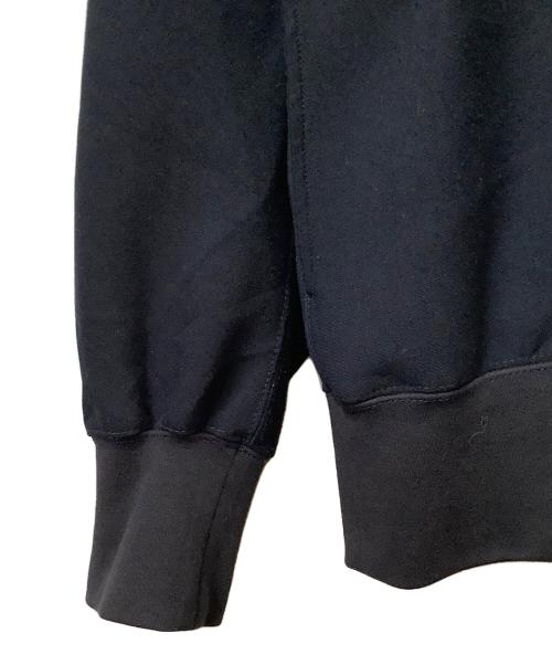 N.HOOLYWOOD（エヌ ハリウッド）N.HOOLYWOOD (エヌ ハリウッド) ハーフジップパーカー　ブラック ネイビー サイズ:Sの古着・服飾アイテム