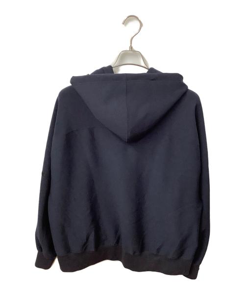 N.HOOLYWOOD（エヌ ハリウッド）N.HOOLYWOOD (エヌ ハリウッド) ハーフジップパーカー　ブラック ネイビー サイズ:Sの古着・服飾アイテム