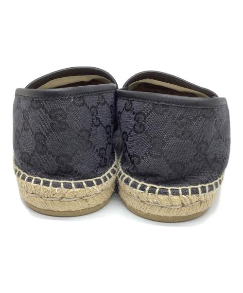 GUCCI（グッチ）GUCCI (グッチ) エスパドリーユ ブラック サイズ:8　1/2の古着・服飾アイテム