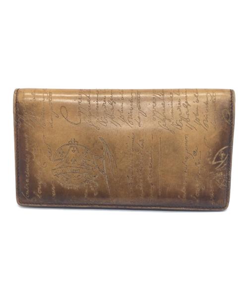 Berluti（ベルルッティ）Berluti (ベルルッティ) 長財布 カリグラフィ ブラウン ブラウンの古着・服飾アイテム