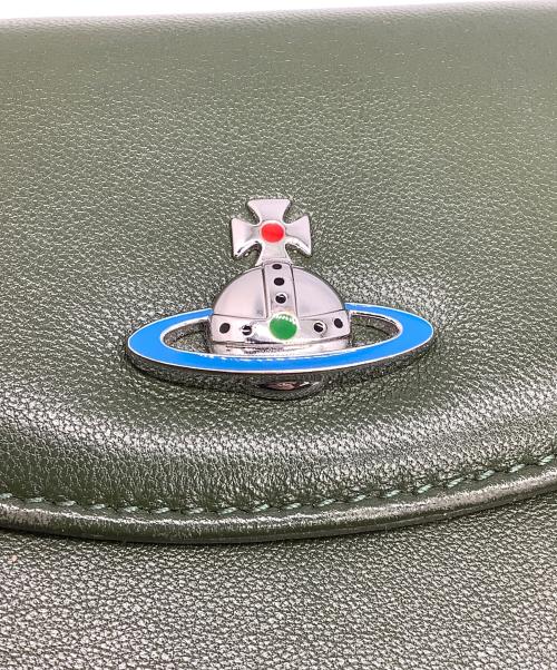 Vivienne Westwood（ヴィヴィアンウエストウッド）Vivienne Westwood (ヴィヴィアンウエストウッド) EMMA SMALL WALLET オリーブの古着・服飾アイテム