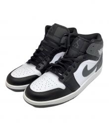 NIKE（ナイキ）の古着「Nike Air Jordan 1 Mid "Black/White/Iron Grey"」｜グレー