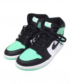 NIKEナイキ）の古着「AIR JORDAN 1 RETRO HIGH OG」｜ブラック×ミントグリーン