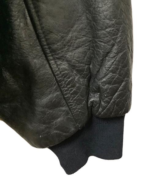 sigma Alpha（シグマアルファ）sigma Alpha (シグマアルファ) スタジャン Sandy ΣAE ブラック サイズ:Lの古着・服飾アイテム