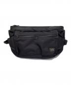 PORTERポーター）の古着「ヒート スリングショルダーバッグ」｜ブラック