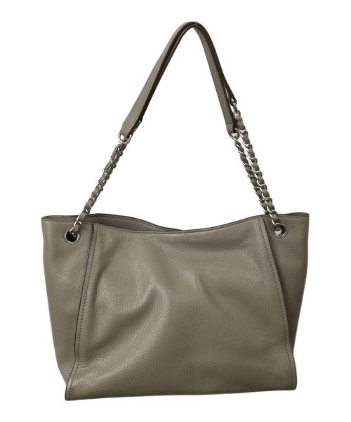 TORY BURCH（トリーバーチ）TORY BURCH (トリーバーチ) チェーンショルダーバッグ ベージュの古着・服飾アイテム