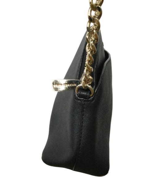 MICHAEL KORS（マイケル・コース）MICHAEL KORS (マイケルコース) ショルダーバッグ ブラック ブラックの古着・服飾アイテム
