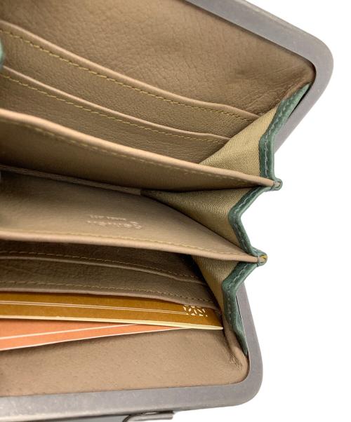 genten（ゲンテン）genten (ゲンテン) アンティーコ 口金ミニ財布 グリーン 未使用品の古着・服飾アイテム