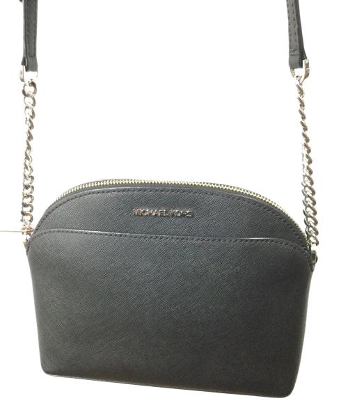 MICHAEL KORS（マイケル・コース）MICHAEL KORS (マイケルコース) ショルダーバッグ ブラック ブラックの古着・服飾アイテム