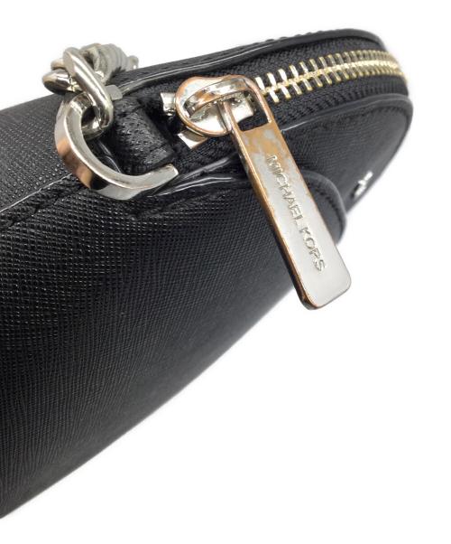 MICHAEL KORS（マイケル・コース）MICHAEL KORS (マイケルコース) ショルダーバッグ ブラック ブラックの古着・服飾アイテム