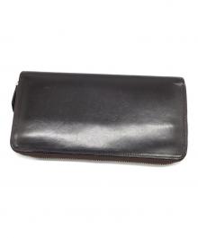 cocomeister（ココマイスター）の古着「ラウンドファスナー長財布 ブラウン」｜ブラウン