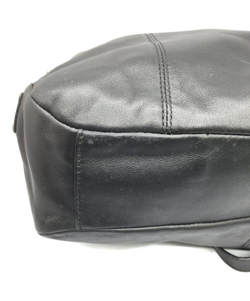COACH（コーチ）COACH (コーチ) レザートートバッグ ブラックの古着・服飾アイテム