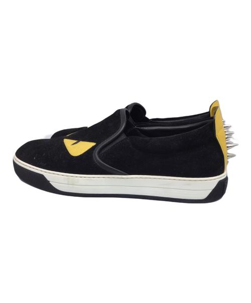 FENDI（フェンディ）FENDI (フェンディ) モンスターバグス スリッポン ブラック サイズ:7の古着・服飾アイテム