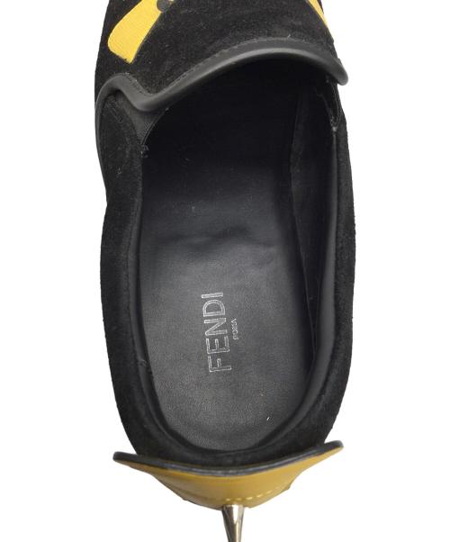 FENDI（フェンディ）FENDI (フェンディ) モンスターバグス スリッポン ブラック サイズ:7の古着・服飾アイテム