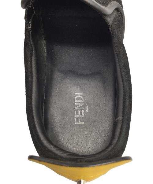 FENDI（フェンディ）FENDI (フェンディ) モンスターバグス スリッポン ブラック サイズ:7の古着・服飾アイテム