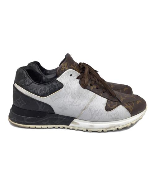 LOUIS VUITTON（ルイ ヴィトン）LOUIS VUITTON (ルイ ヴィトン) ランアウェイ・ラインスニーカー ブラウン×ホワイト×ブラック サイズ:6の古着・服飾アイテム