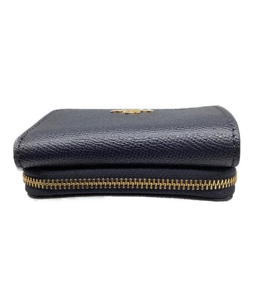COACH（コーチ）COACH (コーチ) 3つ折り財布 ネイビーの古着・服飾アイテム