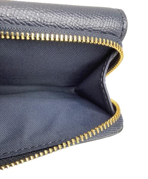 COACH（コーチ）COACH (コーチ) 3つ折り財布 ネイビーの古着・服飾アイテム