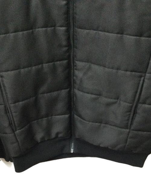 BLACK LABEL CRESTBRIDGE（ブラックレーベル クレストブリッジ）BLACK LABEL CRESTBRIDGE (ブラックレーベル クレストブリッジ) ニット切替中綿ジャケット ブラック サイズ:LLの古着・服飾アイテム