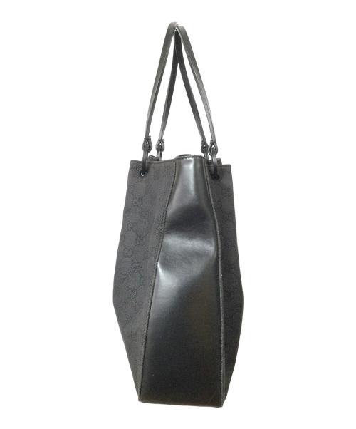 GUCCI（グッチ）GUCCI (グッチ) トートバッグ ブラック ブラウンの古着・服飾アイテム