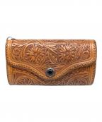 MUD MONKEYマッド モンキー）の古着「カービングウォレット ブラウン」｜ブラウン