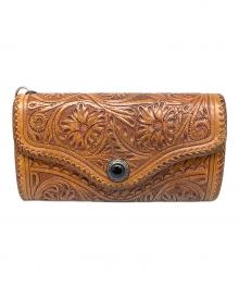 MUD MONKEY（マッド モンキー）の古着「カービングウォレット ブラウン」｜ブラウン