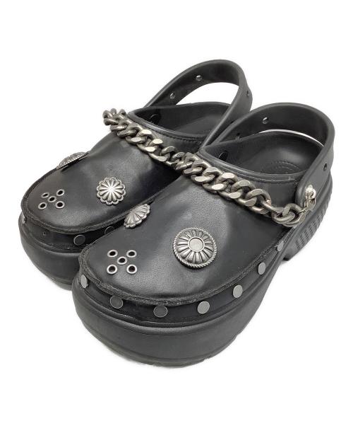 crocs（クロックス）crocs (クロックス) atmos (アトモス) STOMP EMBELLISHED CLOG ブラック サイズ:26の古着・服飾アイテム