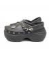crocs (クロックス) atmos (アトモス) STOMP EMBELLISHED CLOG ブラック サイズ:26：6000円