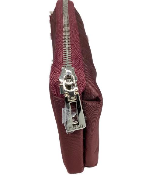 COCOCELUX GOLD（ココセリュックスゴールド）COCOCELUX GOLD (ココセリュックスゴールド) POCONO NYLON ｽﾏﾎﾎﾟｹｯﾄ付ｳｫﾚｯﾄｼｮﾙﾀﾞｰﾊﾞｯｸﾞ ワインレッド 未使用品の古着・服飾アイテム