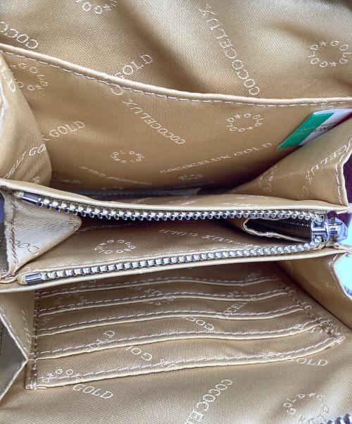 COCOCELUX GOLD（ココセリュックスゴールド）COCOCELUX GOLD (ココセリュックスゴールド) POCONO NYLON ｽﾏﾎﾎﾟｹｯﾄ付ｳｫﾚｯﾄｼｮﾙﾀﾞｰﾊﾞｯｸﾞ ワインレッド 未使用品の古着・服飾アイテム