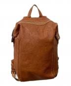 土屋鞄ツチヤカバン）の古着「トーンオイルヌメ ソフトミディアムバックパック」｜ブラウン