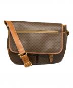 CELINEセリーヌ）の古着「マカダム ショルダーバッグ」｜ブラウン