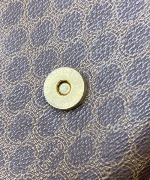 CELINE（セリーヌ）CELINE (セリーヌ) マカダム ショルダーバッグ ブラウンの古着・服飾アイテム