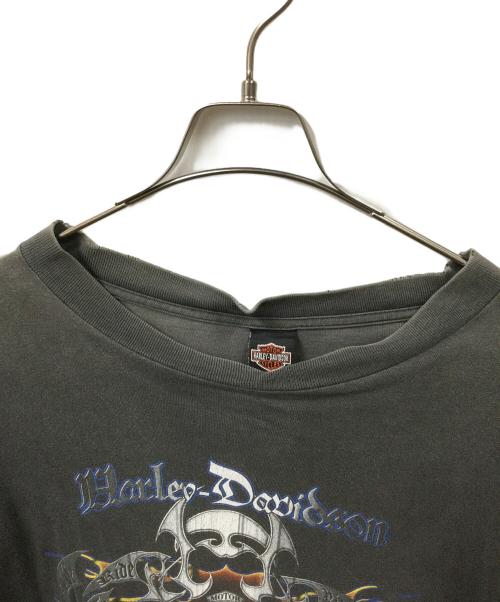 HARLEY-DAVIDSON（ハーレーダビッドソン）HARLEY-DAVIDSON (ハーレーダビッドソン) 半袖カットソー HOLOUBEK グレー サイズ:XLの古着・服飾アイテム
