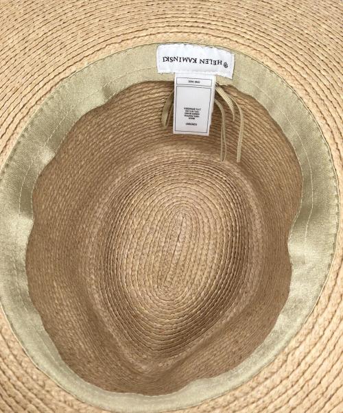 HELEN KAMINSKI（ヘレンカミンスキー）HELEN KAMINSKI (ヘレンカミンスキー) ストローハット PLATH ベージュの古着・服飾アイテム