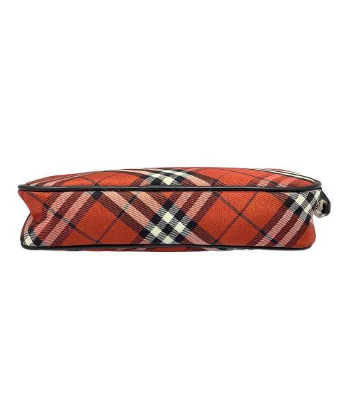 BURBERRY BLUE LABEL（バーバリーロンドンブルーレーベル）BURBERRY BLUE LABEL (バーバリーロンドンブルーレーベル) ポーチ　ノバチェック レッド レッドの古着・服飾アイテム