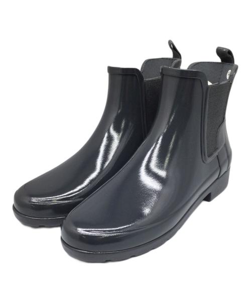 HUNTER（ハンター）HUNTER (ハンター) ORH REFINED CHELSEA GLOSS ピンク サイズ:EU38の古着・服飾アイテム