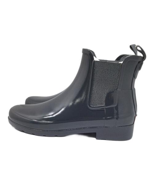 HUNTER（ハンター）HUNTER (ハンター) ORH REFINED CHELSEA GLOSS ピンク サイズ:EU38の古着・服飾アイテム